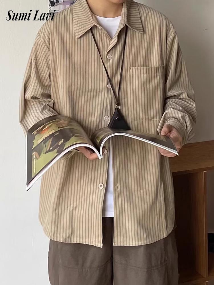 Corduroy Button Up Shirt Men - Стильные мужские вельветовые рубашки с длинным
