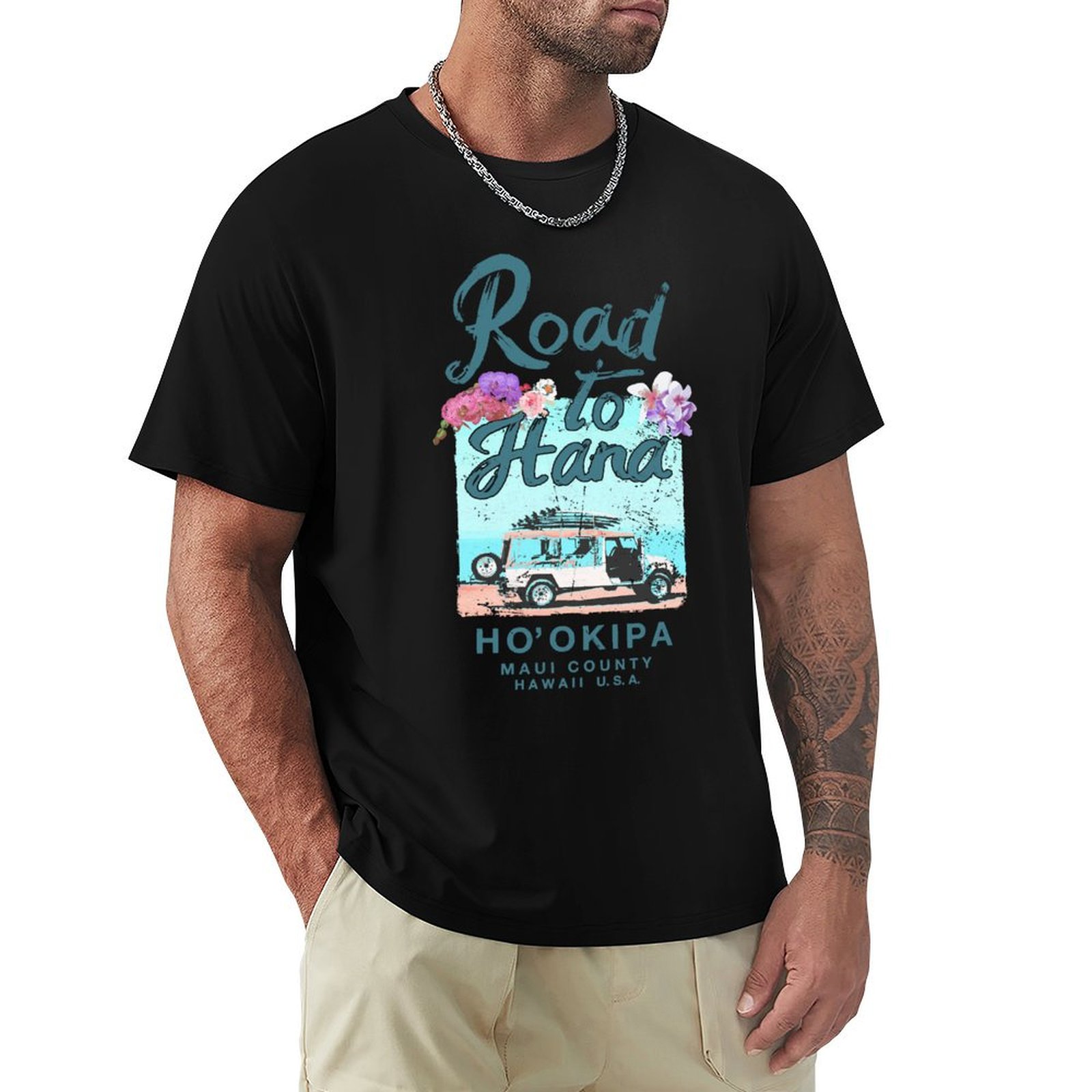 Road to Hana, Мауи, Гавайи. Ви – обзор и цена Vintage Hawaiian Floral Shirt