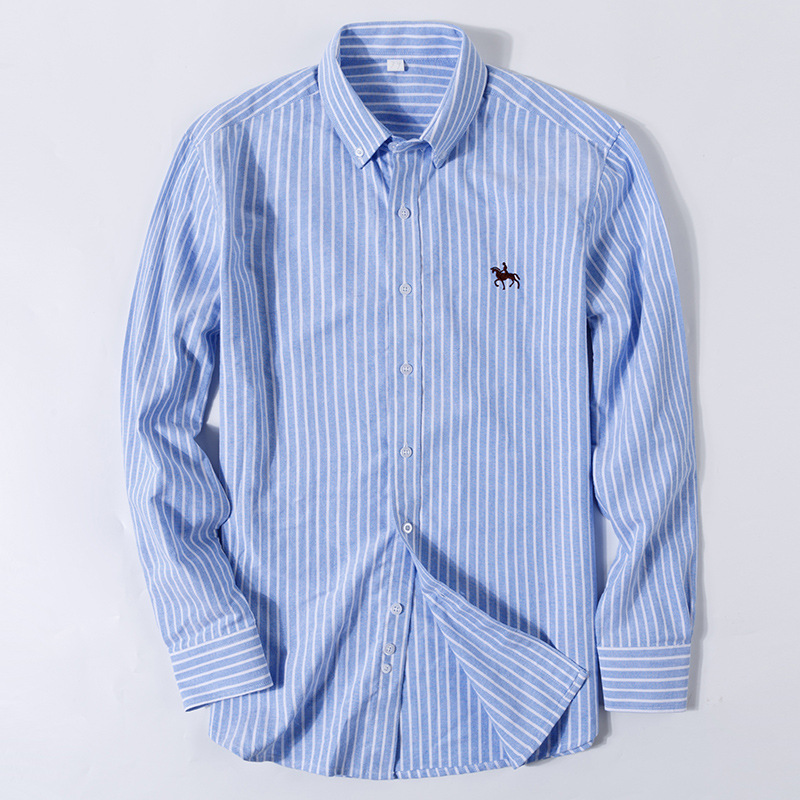 6XL 100% хлопок Оксфорд белая  – обзор и цена Oxford Cotton Casual Shirt Business