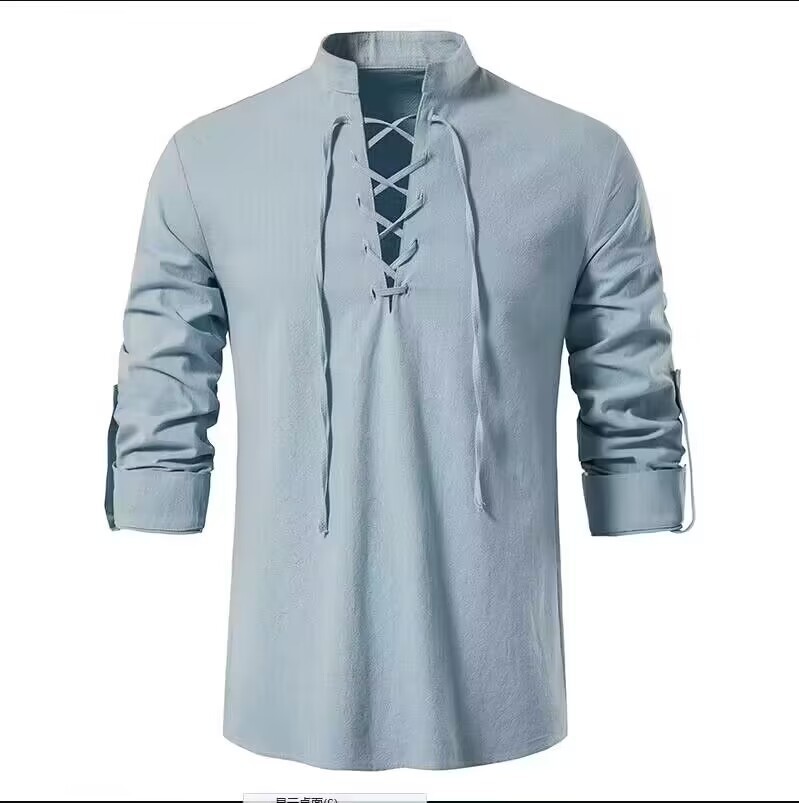 Мужская пиратская рубашка в ст – обзор и цена Medieval Gothic Lace Up Pirate Shirt