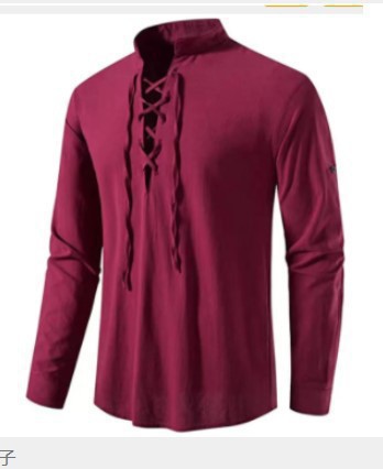 Мужская пиратская рубашка в ст – обзор и цена Medieval Gothic Lace Up Pirate Shirt