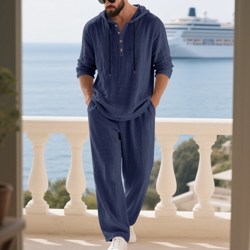 Мужской повседневный костюм из – обзор и цена Mens Linen Shirt Long Sleeve