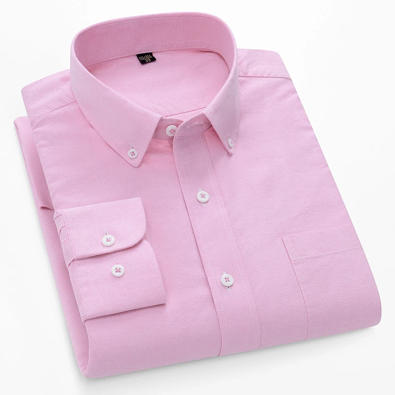 Мужские рубашки-оксфорды из 10 – обзор и цена Oxford Cotton Casual Shirt Business