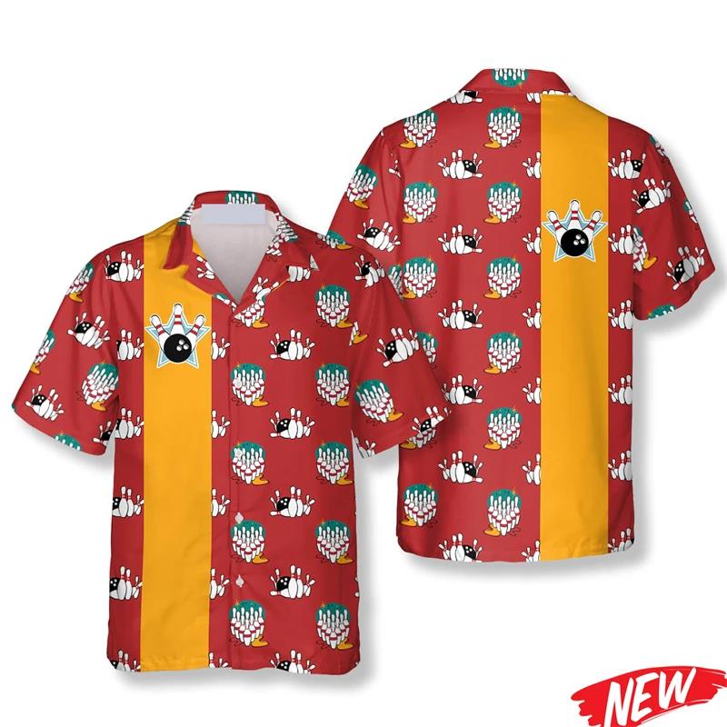 Классическая гавайская рубашка – обзор и цена Short Sleeve Bowling Shirt Retro