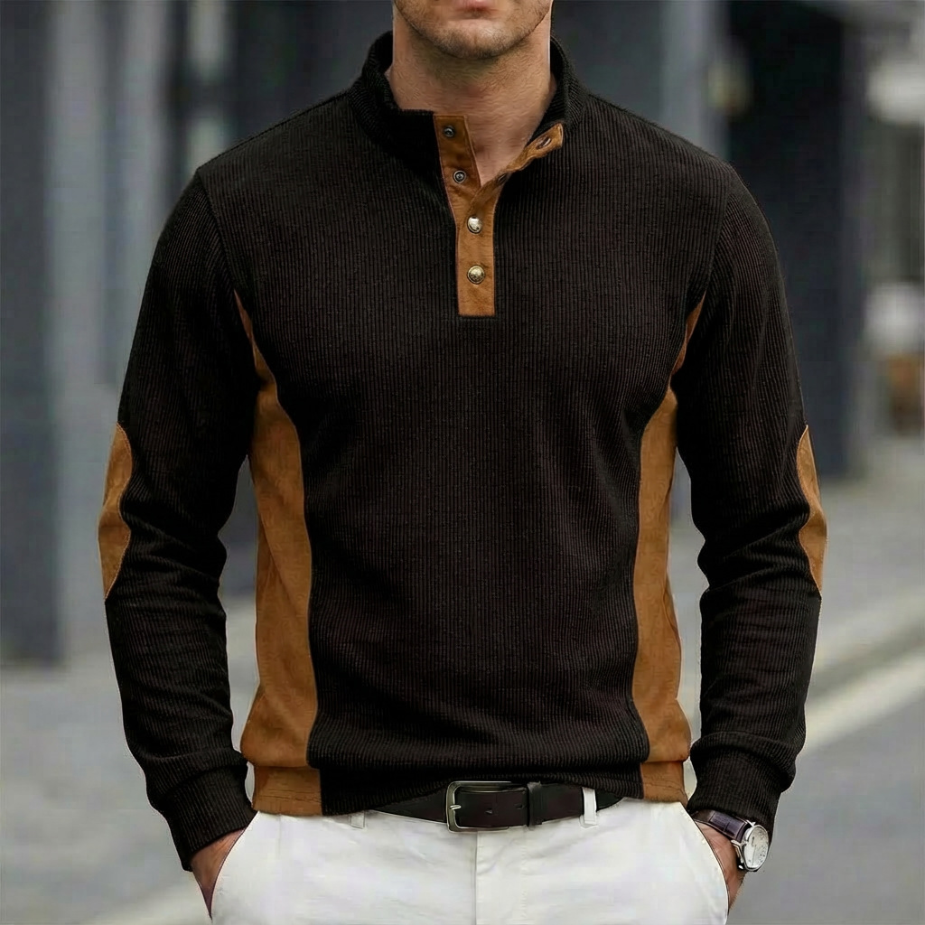 Хит продаж! Новая повседневная – обзор и цена Corduroy Button Up Shirt Men