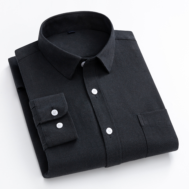 Темно-синяя оксфордская рубашк – обзор и цена Oxford Cotton Casual Shirt Business