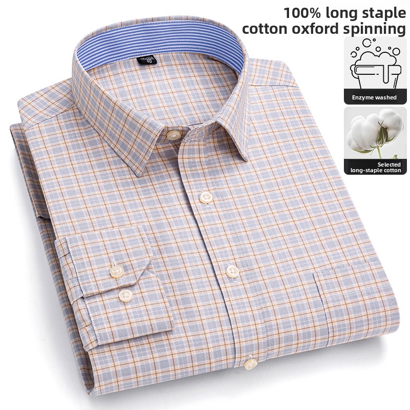 Чистый хлопок, высокое качеств – обзор и цена Oxford Cotton Casual Shirt Business