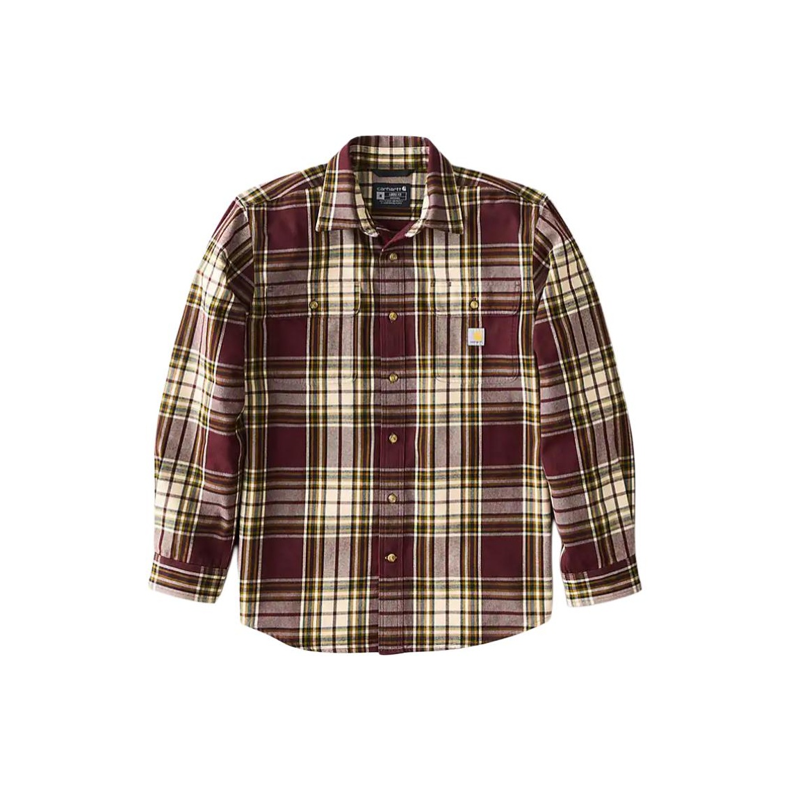 Carhartt FW25 107013 Мужская р – обзор и цена Flannel Plaid Shirt Heavy Weight