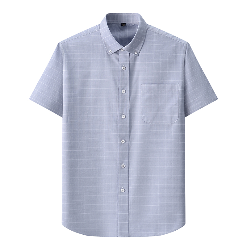 Летние мужские рубашки высоког – обзор и цена Oxford Cotton Casual Shirt Business