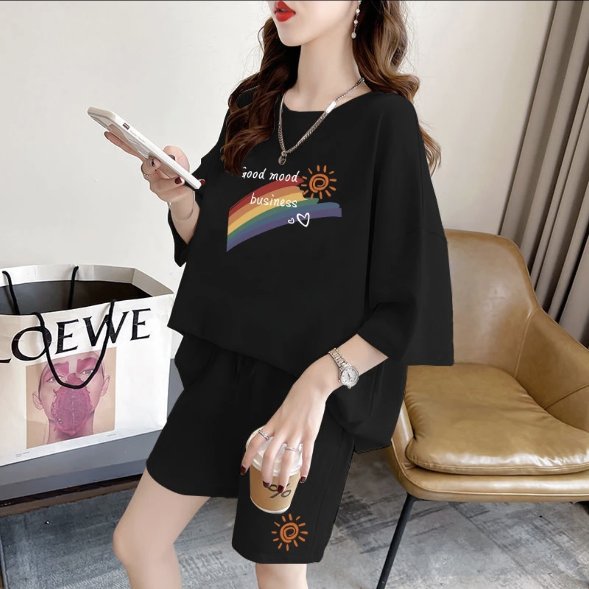 Модный женский летний комплект – обзор и цена T-Shirts